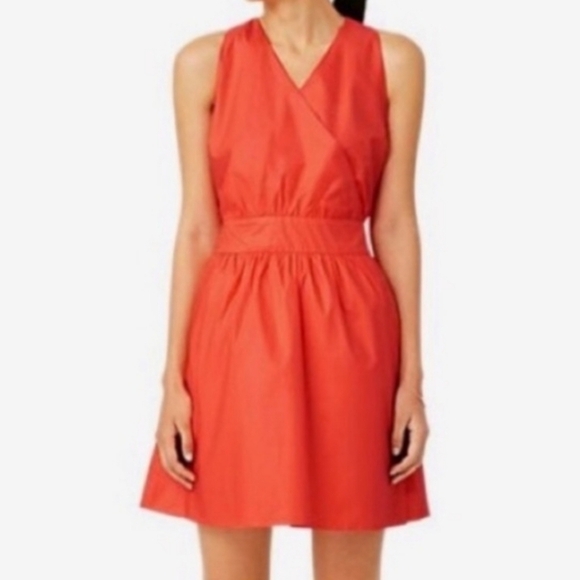 Kate Spade Saturday Open Back Cotton Wrap Dress 0 - Picture 1 of 5